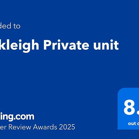 Oakleigh Private Unit Villa Eksteriør billede